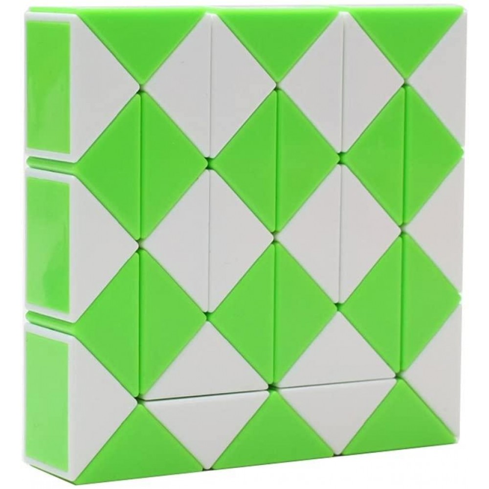 QiYi Rubik's Snake 36 pcs green | Змейка Рубика 36 элементов зелёная