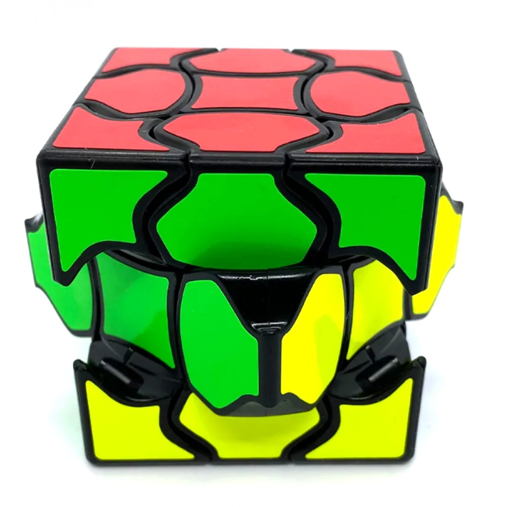 QiYi MofangGe Fluffy Cube 3x3 black | Флаффі куб 3х3 с наліпками