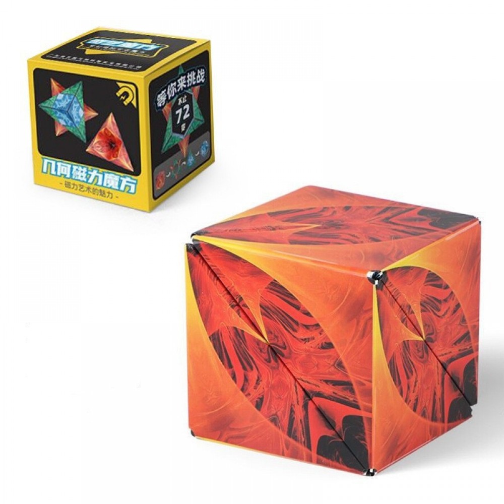 QiYi MofangGe Shape Shifting Cube magnetic | осенний лист