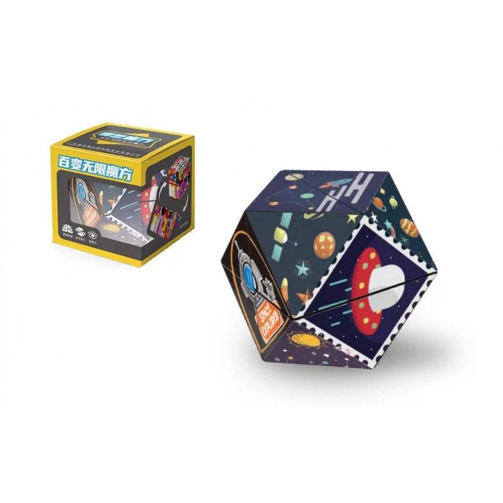 QiYi MofangGe Shape Shifting Megaminx | Мегаминкс Space QY3107