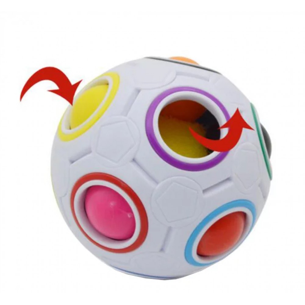 QiYi MofangGe 12 holes Rainbow Orbo ball | Головоломка Волшебный Шар Орбо 12 цветов