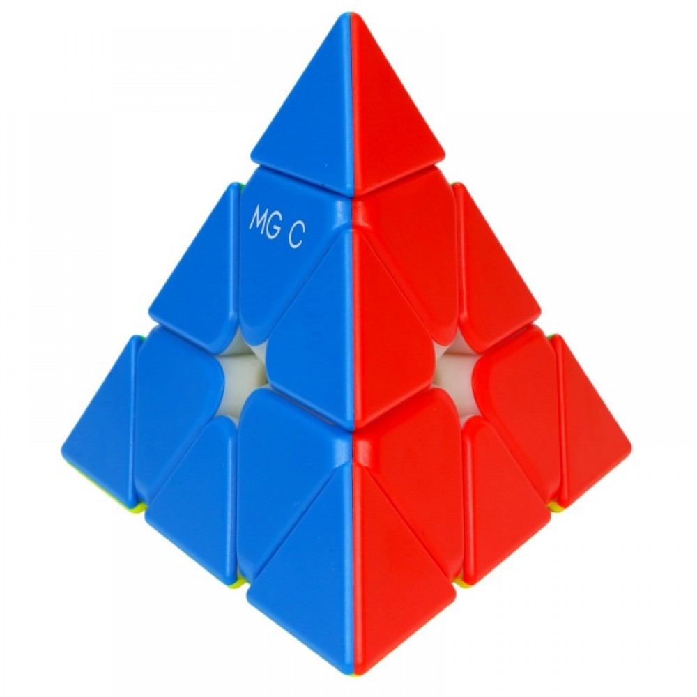 YJ MGC Magnetic Pyraminx stickerless | Пірамідка Меферта 3х3 магнітна Юджі