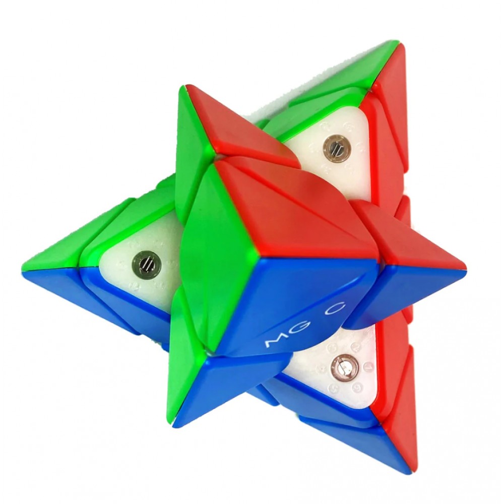 YJ MGC Magnetic Pyraminx stickerless | Пирамидка Мефферта 3х3 магнитная Юджи