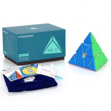 YJ MGC Magnetic Pyraminx stickerless | Пирамидка Мефферта 3х3 магнитная Юджи