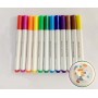 Маркери Floating Pen | малювання на воді | плаваючі малюнки | 12 кольорів у кейсі