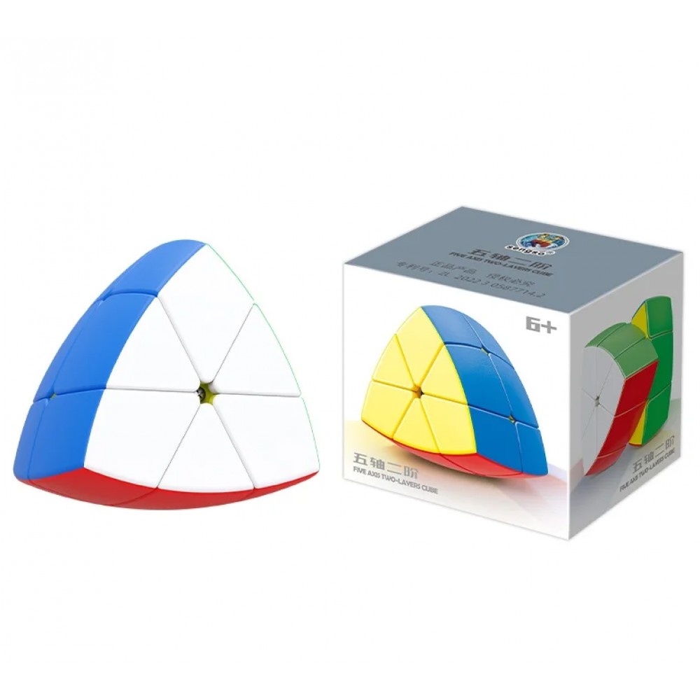 ShengShou Five Axis 2x2 stickerless | Головоломка Файв Аксіс 2х2 ШенгШоу