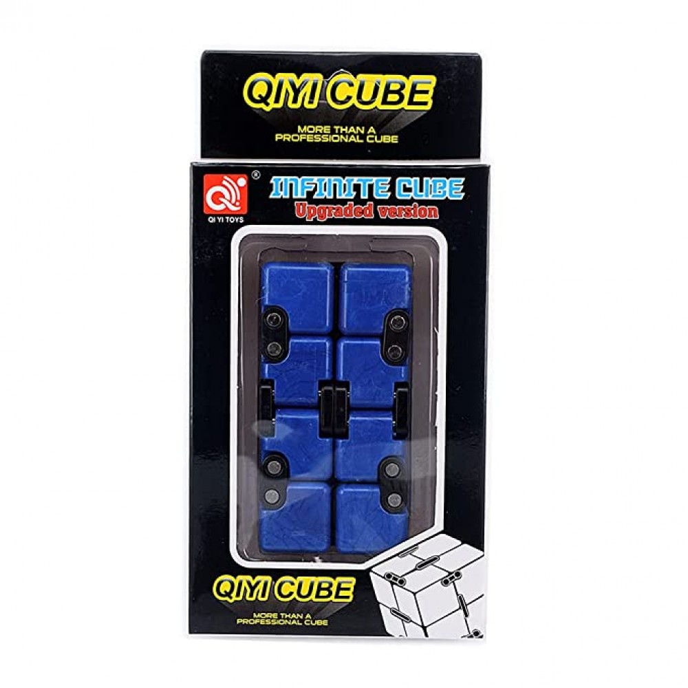 Куб антисстресс | Бесконечный куб | QiYi MoFangGe Infinity cube blue