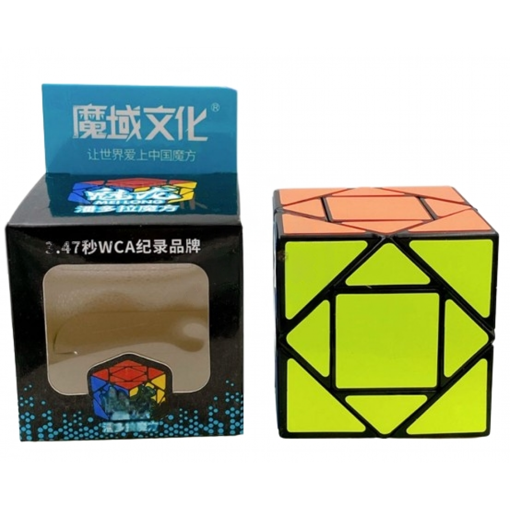 MoYu Mofang Jiaoshi Pandora Cube black | Головоломка Пандора-куб з наліпками MF8847 