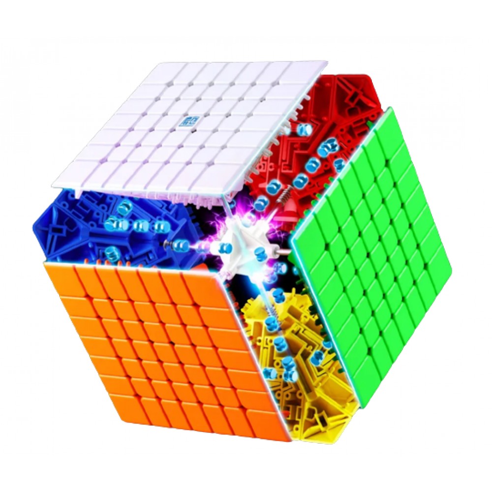 Meilong V2 Magnetic 7x7 Cube | Кубик Рубіка 7х7 магнітний без наклейок МоЮ