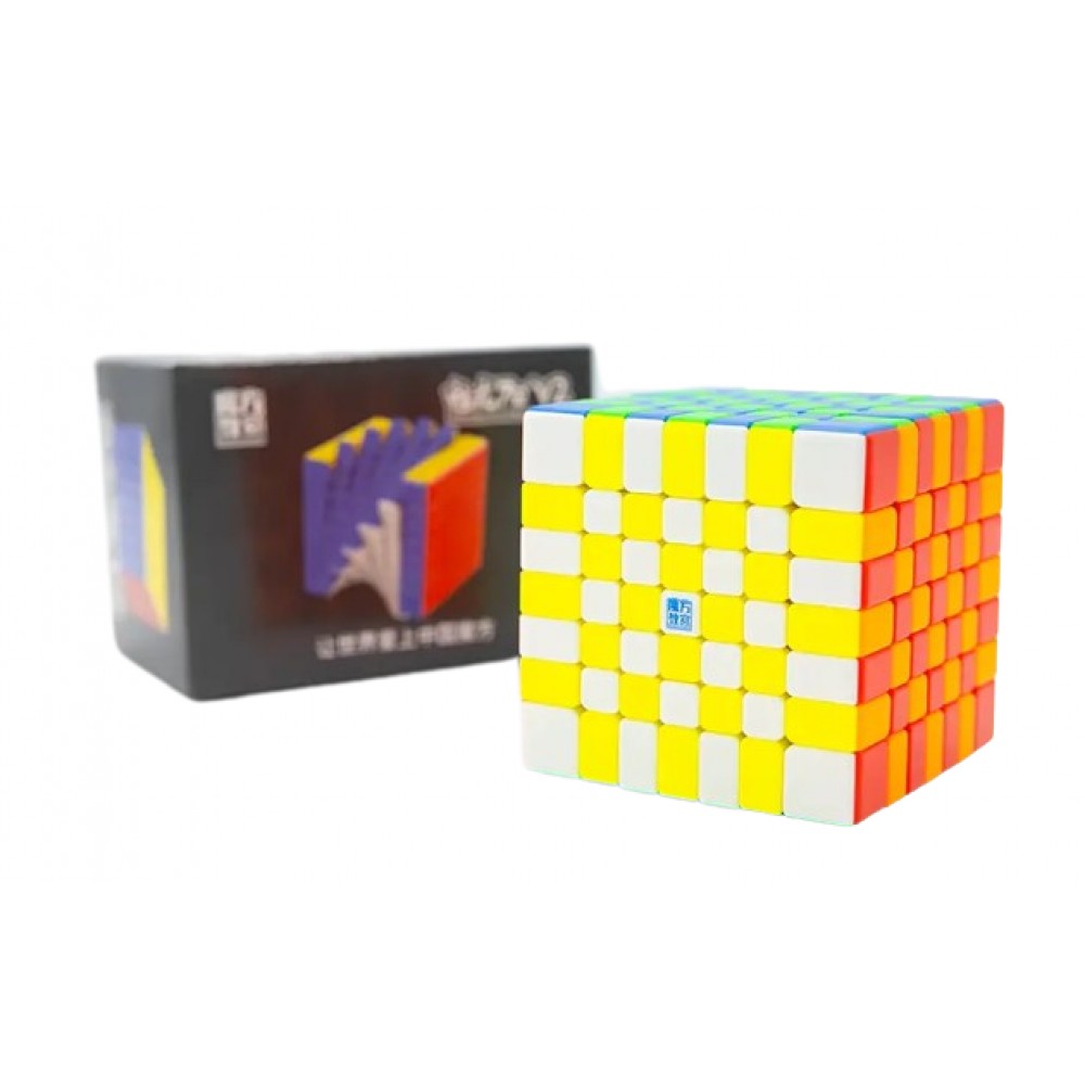 Meilong V2 Magnetic 7x7 Cube | Кубик Рубіка 7х7 магнітний без наклейок МоЮ