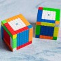 Meilong V2 Magnetic 7x7 Cube | Кубик Рубіка 7х7 магнітний без наклейок МоЮ
