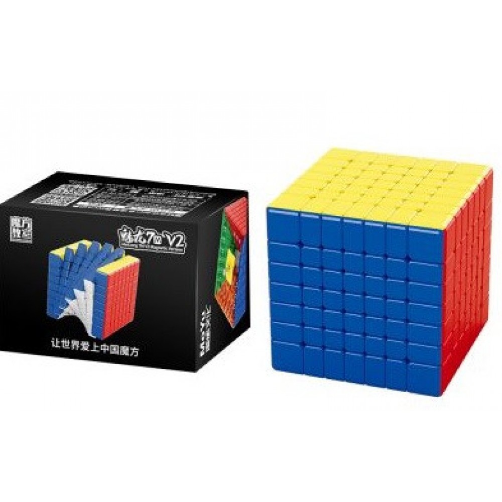 Meilong V2 Magnetic 7x7 Cube | Кубик Рубіка 7х7 магнітний без наклейок МоЮ