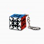 QiYi Gear cube 3x3 keyring  | Брелок шестерёнчатый кубик Рубика 3х3