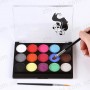 Професійний аквагрим Poetry Shadow - 15 кольорів + 2 пензлики - FC1502