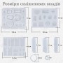 Великий набір | 278 предметів | для виготовлення прикрас і біжутерії з епоксидної смоли | для новачка