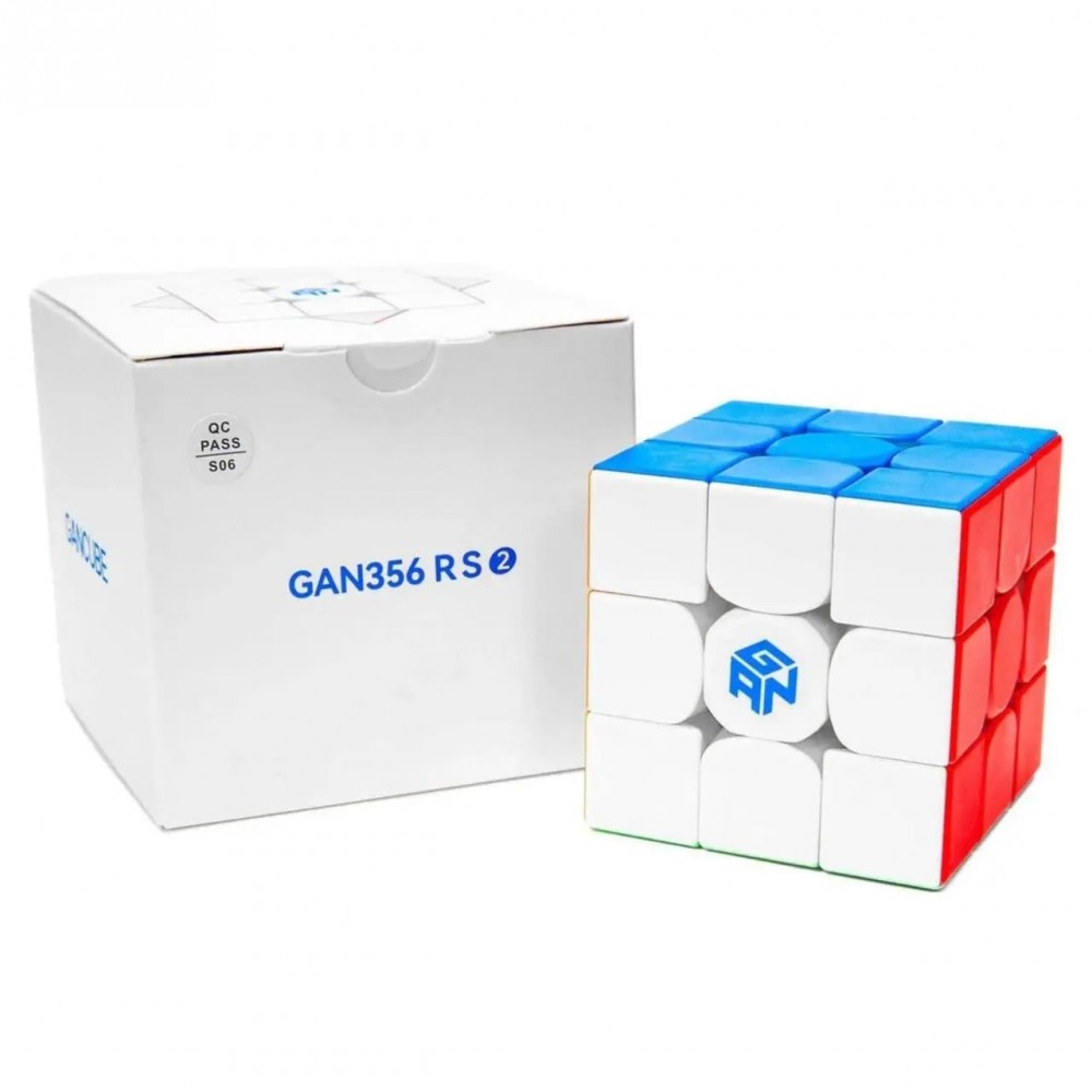 GAN 356 RS2 Numerical GES Pro+ stickerless | Кубик Рубіка 3х3 Ган РС2 нумерікал гес про+