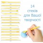 Пластиковые стеки для для лепки - 14 шт - Набор инструментов для мастики - Стеки кондитерские