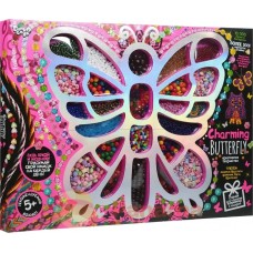 Набор креативного творчоства "Charming Butterfly" набор для плетения бисером | Данко-Тойс