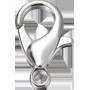 Набор фурнитуры | 570 деталей | для создания украшений - карабины, кольца, каллоты - №1 silver