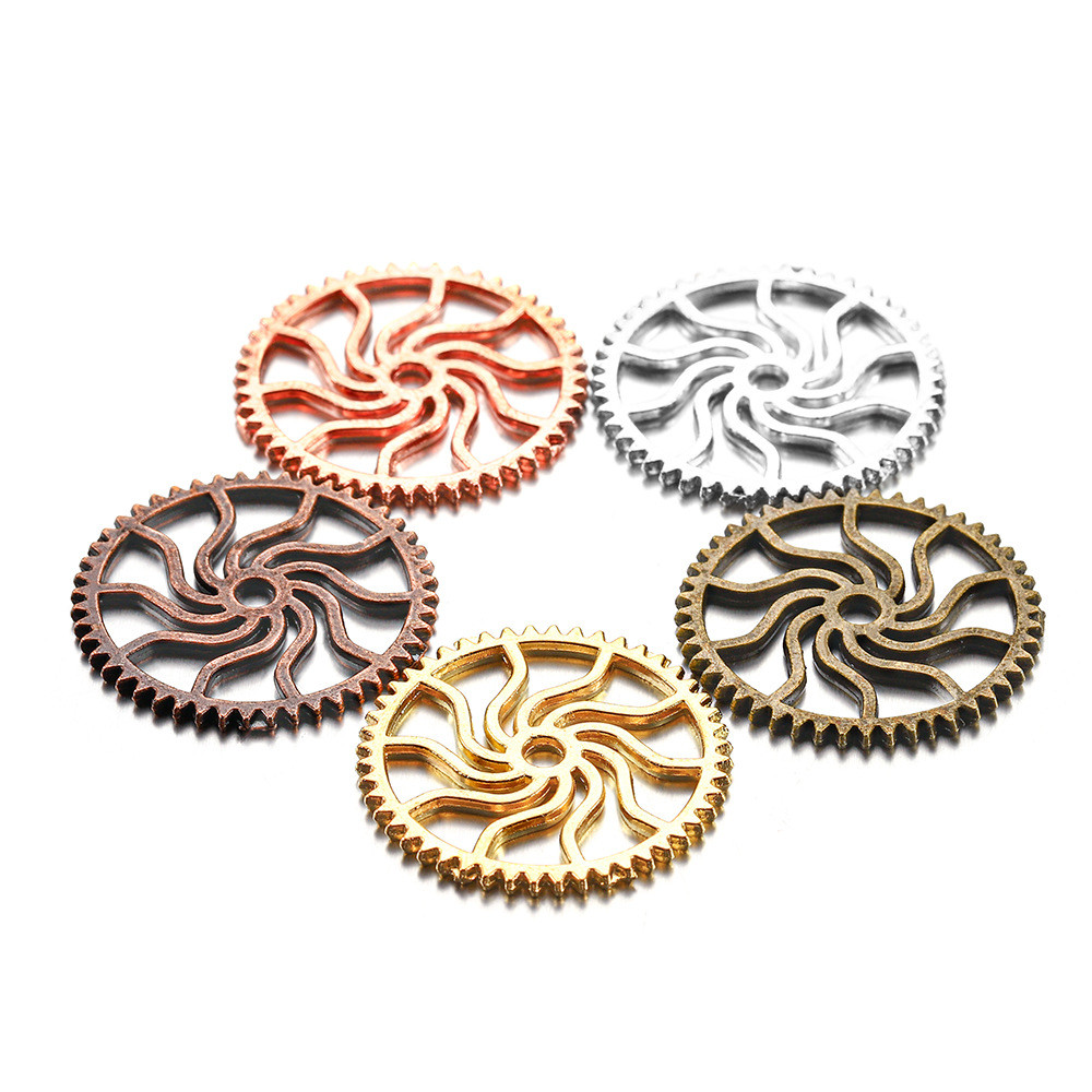 Gear Art - Вінтажні декоративні шестерінки (декор, скрапбукінг, епоксидна смола, біжутерія) - №16 mix