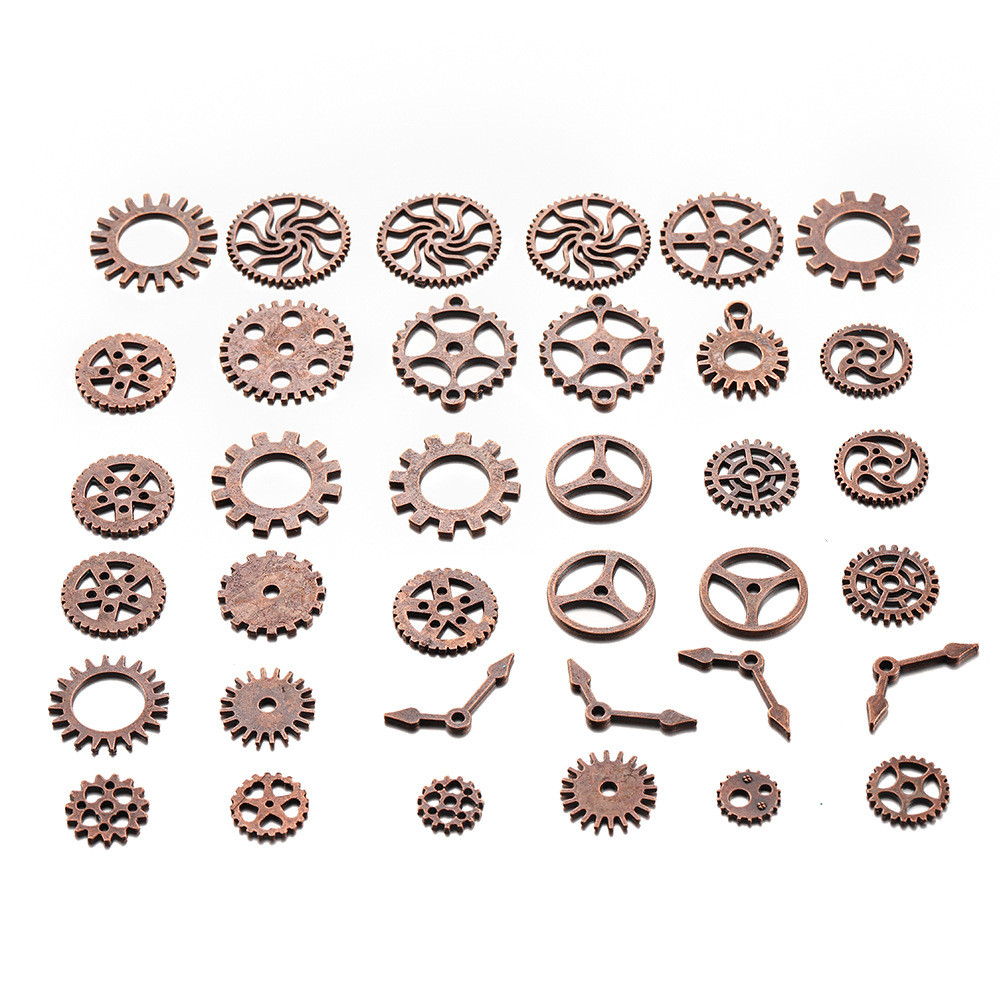 Gear Art - Винтажные декоративные шестерёнки (декор, скрапбукинг, эпоксидная смола) - №16 Antique copper
