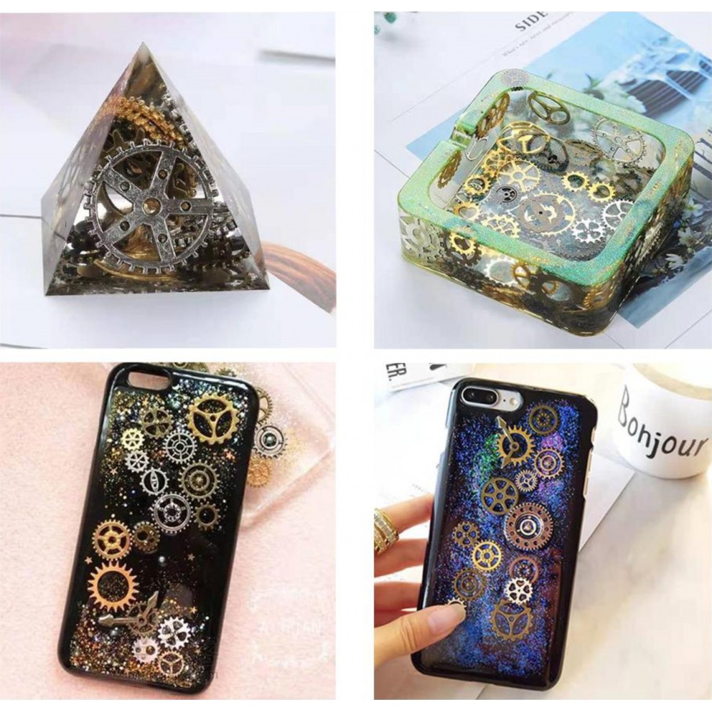 Gear Art - Винтажные декоративные шестерёнки (декор, скрапбукинг, эпоксидная смола) - №16 Antique copper