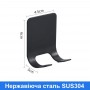 Настінний тримач для бритви та іншого приладдя - black