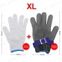 Кольчужна рукавичка розмір XL - 25.5 см - Професійний захист Ваших рук