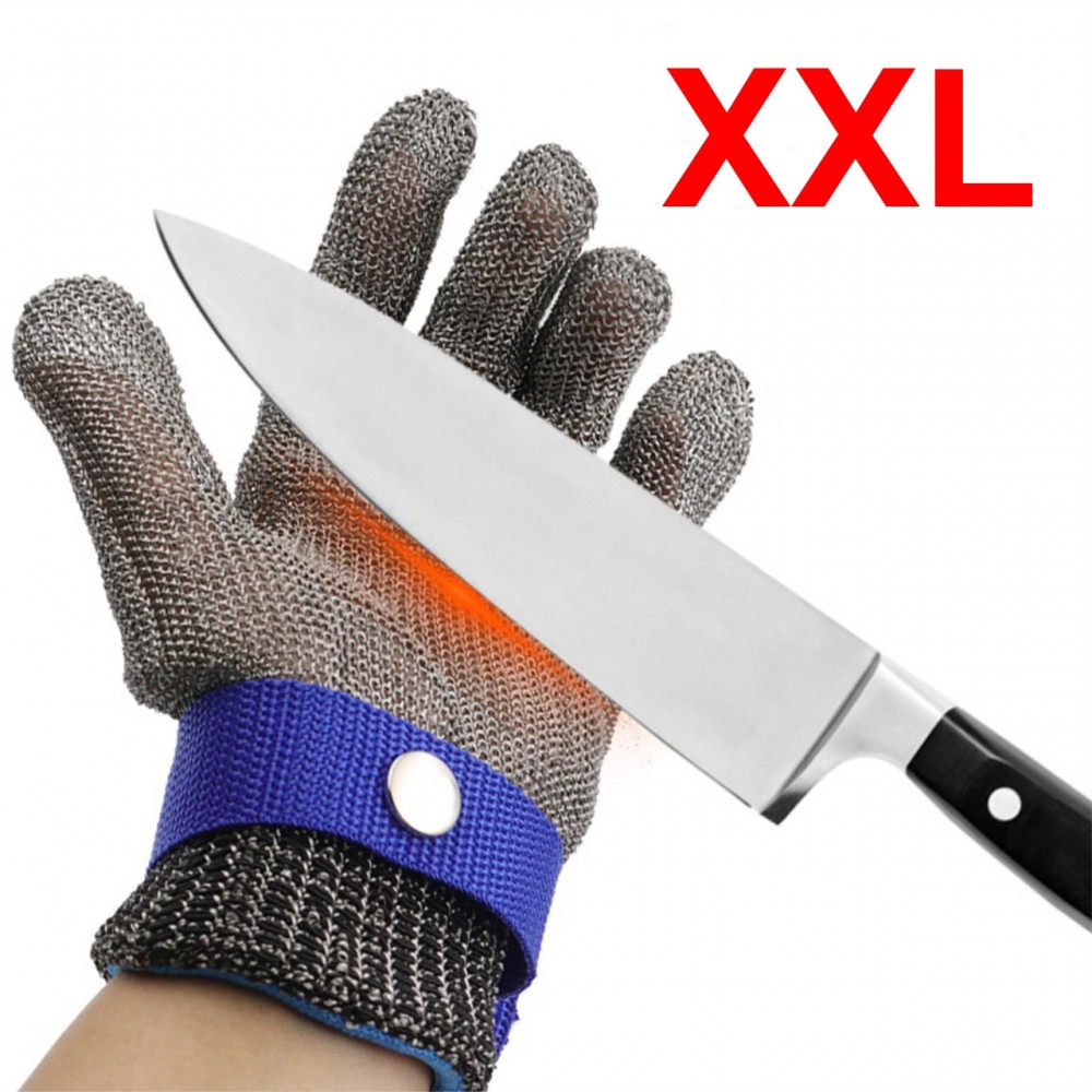 Кольчужна рукавичка розмір XXL - 26.5 см - Професійний захист Ваших рук