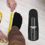 Универсальный измеритель длины стопы | Стопомер 31 см | мерка Хайдера | black