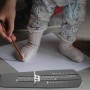 Універсальний вимірювач довжини стопи | Стопомір 31 см | мірка Хайдера | black