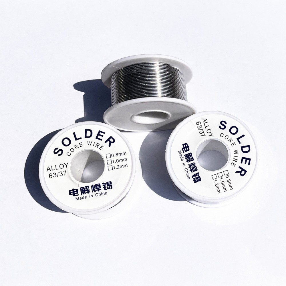 Припій з каніфоллю діаметр 1 мм | вага 50 г | Solder Core Wire (біла котушка)