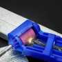 Портативная точилка для сверл 2,0-12,5 мм корундовый шлифовальный круг — BLUE