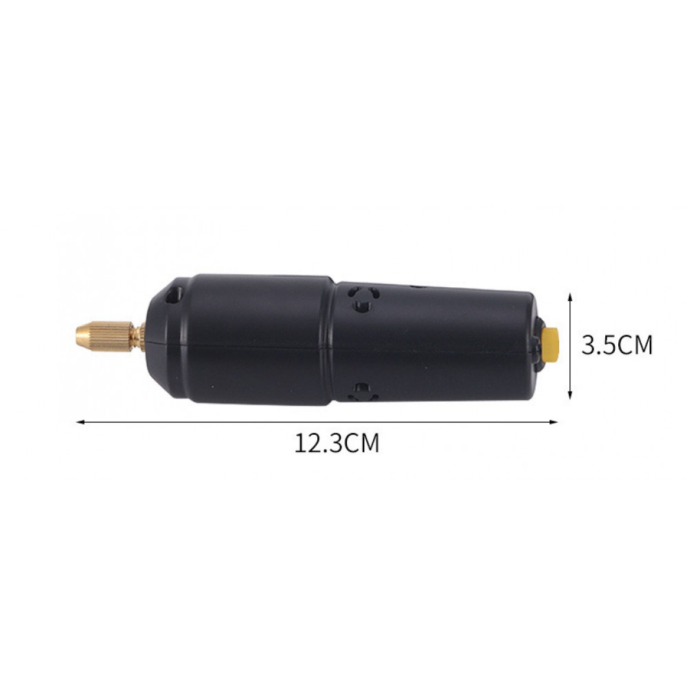 Ювелірний USB-дриль - 5V - міні дриль для плат, прикрас - 10 свердел і ключ