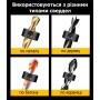 Обмежувач глибини свердління - 8 шт (Ø 3-16 мм) + шестигранник - насадки на свердла