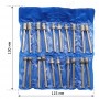 Набір алмазних насадок - 20 шт (фрези, шарошки) для Dremel / гравера - Ø3.17 mm - 120 Grit