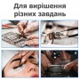 Набір антистатичних інструментів - 10 пінцетів і 1 сталевий шпатель - Прецизійні інструменти
