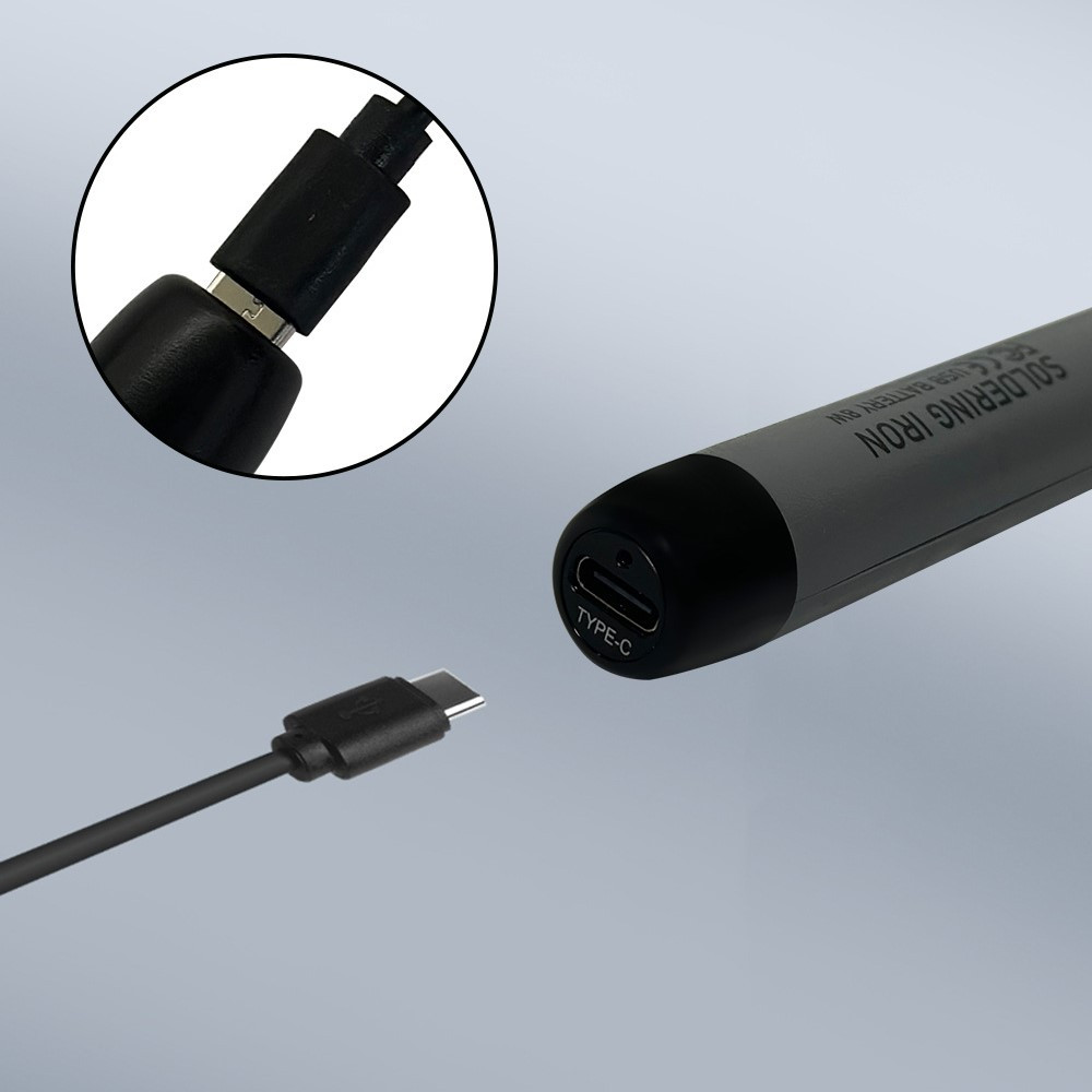 Паяльний набір - SolderMaster Pro 800 - Бездротовий паяльник - GREY