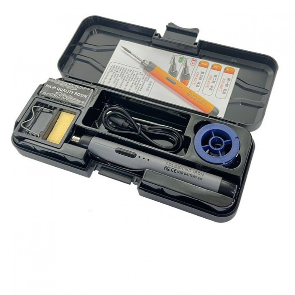Паяльний набір - SolderMaster Pro 800 - Бездротовий паяльник - GREY
