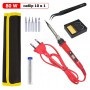 SolderXpert 80W 10 in 1: Набір для професійної пайки - 80 Вт - red