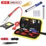 SolderXpert: Набір для професійної пайки 15-в-1 - 80 Вт - black