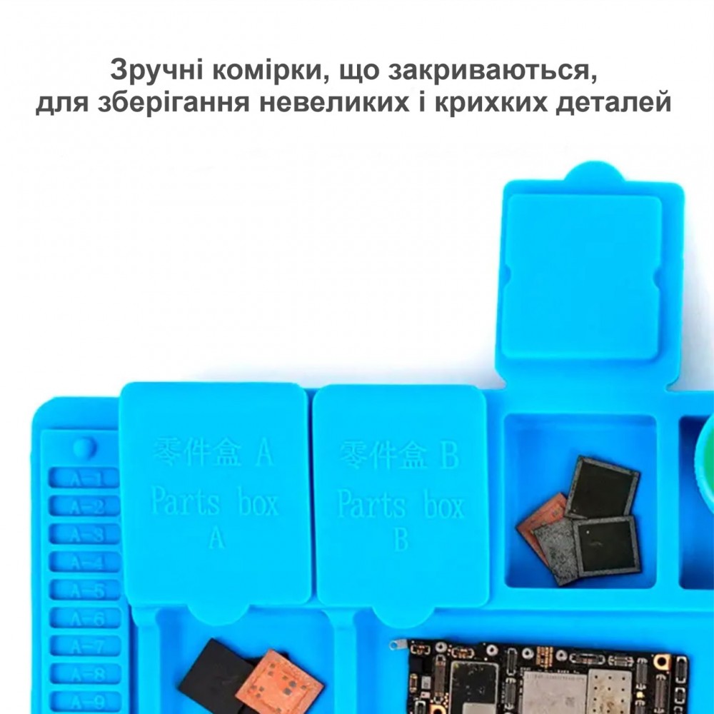 Професійний силіконовий килимок для пайки - 45 x 30 см - арт. S-160