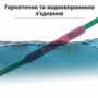 Професійні водостійкі обтискні гільзи з термоусадкою - набір 200 штук / 3 види гільз