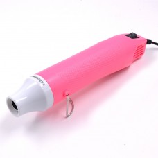 Многофункциональный термофен - рукоделие, термоусадка, эмбоссинг - 300 Вт - pink