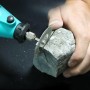 Алмазный отрезной диск Ø 50 мм | для гравера, дрели, Dremel | держатель - L 37мм - Ø3мм
