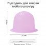 Прочная многоразовая силиконовая шапочка для окрашивания и мелирования волос + крючок - розовая