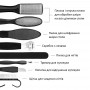 24 інструменти у кейсі для догляду за ногами та руками | Манікюрно-педікюрний набір | чорний
