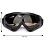 Защитные очки-маска x400 - BROWN LENS - пейнтбол, страйкбол, сноубординг