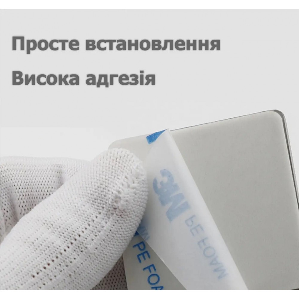 Стильный настенный крючок - без сверления и винтов - нержавеющая сталь SUS304 - WHITE