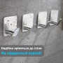 Элегантный настенный крючок 3M - нержавеющая сталь SUS304 - без сверления и клея - SLV